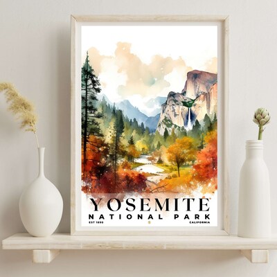 Yosemite National Park Poster, Travel Art, Office Poster, Home Decor | S4 - image6